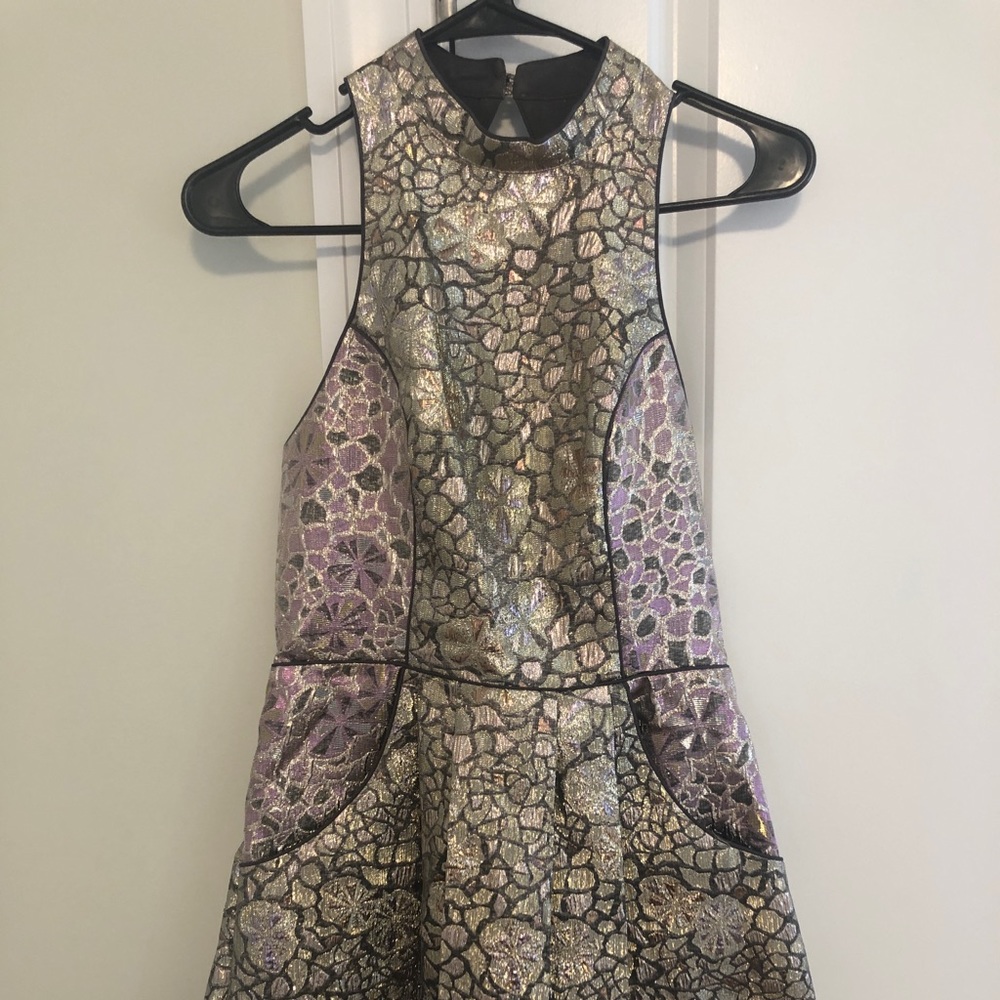 Urban outfitters metallic dress